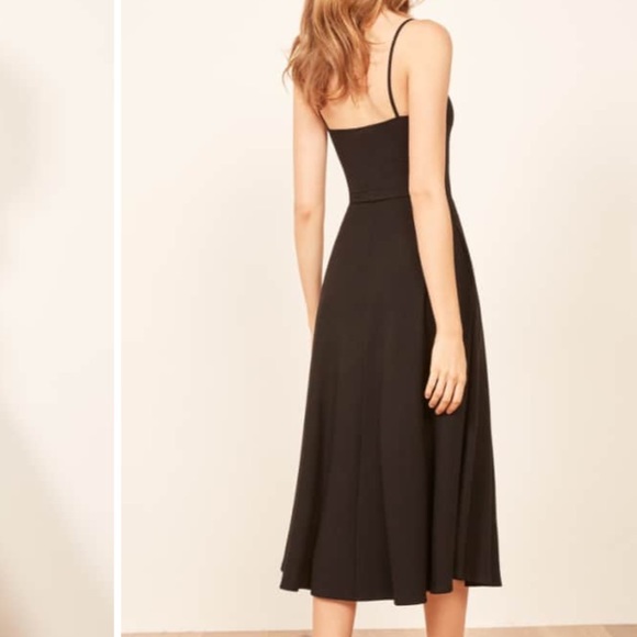 Reformation Bettie Dress in Black - Picture 5 of 6